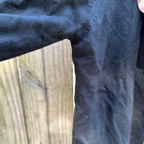 Soft Surroundings Silk and Cashmere Blend Button Front Mixed Media Cardigan - Picture 5 of 8